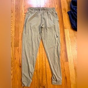 Tan Nike joggers